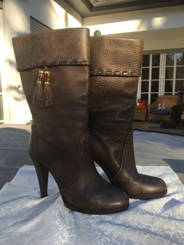 Gucci stiefel braun - stiefel, gr.40