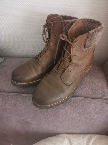 Luxus stiefelette von - , camel